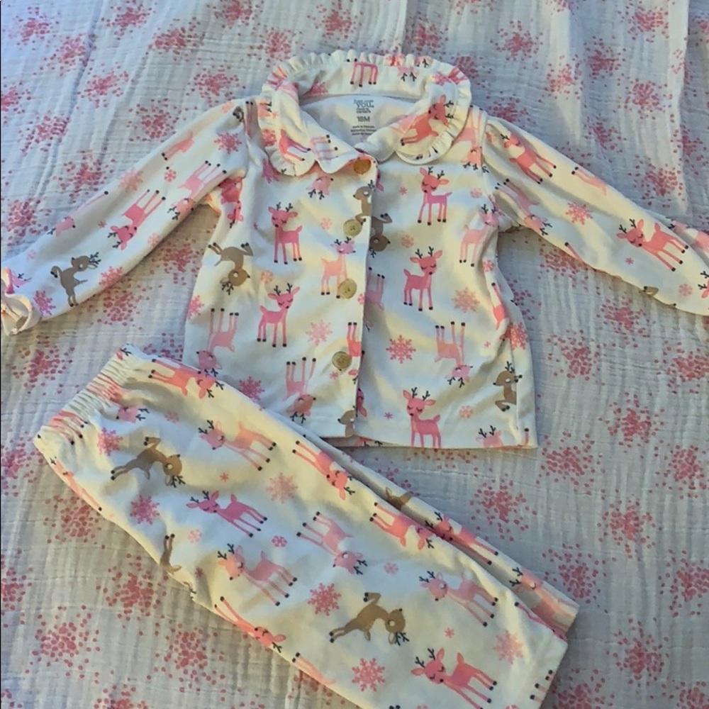 18 month Reindeer pj’s